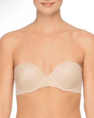 Sujetador sin tirantes Spanx nuevo con etiquetas talla 32C para cualquier cosa beige champán Foto 1 de 4
