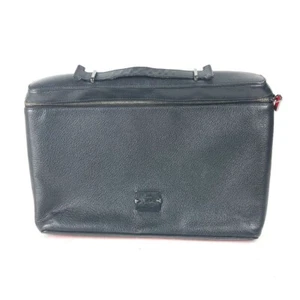 Christian Louboutin Logo Kibi Vanity bag Hand Bag Leather Black - Picture 1 of 15