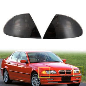 Turn Signal Corner Corner Clear Lights For BMW 3 Series E46 99-01 Gray ZY - Picture 1 of 12