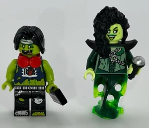 lego 2 halloween minifigures lot Zombie and witch - Picture 1 of 4