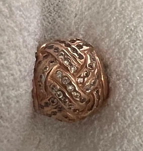 Pandora Rosa Esencia Afecto Pavé Dije 786303CZ NUEVO CON ETIQUETAS RETIRADO - Imagen 1 de 5