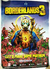 Poster Borderlands 3 Pc Ps4 Xbox One 42X59cms  Envoi Rapide Et Suivi