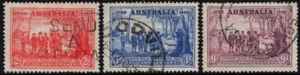 1937 Australia 150th Anniversary Of NSW Set Of 3 Good To Fine Used - Bild 1 von 1