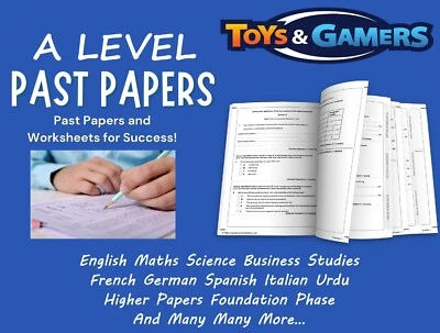 Boost A-level Exam Success Past Paper Exams All Subjects AQA Papers & Answers - Image 1 of 2