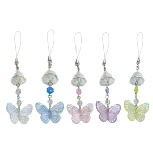 Colorful Butterfly Wind Chime Pendant Keychain Multifunctional Fashion Accessory - Zdjęcie 1 z 13