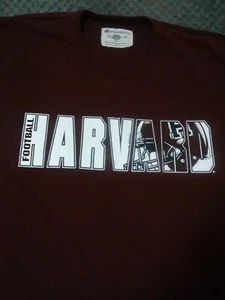 Harvard Football Vtg Champion (XL) Single Stitch T-shirt - Picture 1 of 5