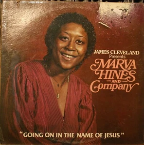 MARVA HINES **Going On In The Name Of Jesus** 1980 GOSPEL LP on SAVOY SL 14561 - Picture 1 of 2
