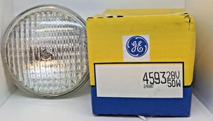 GE 4593 28V 50W #24887 Seal Beam PAR36 Screw Terminals Aircraft Light Bulb - Picture 1 of 1