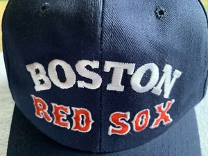 Vintage Boston Red Sox Kappe Mütze Annco MLB lizenziert Druckknopflasche verstellbar Baumwolle Korea - Bild 1 von 9