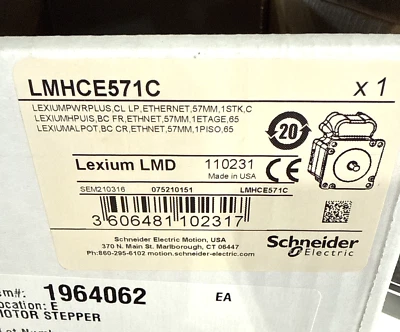 Schneider Novanta IMS LMHCE571C Integrated Drive Stepper Motor *NEW* - Image 1 of 2