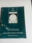 1998 Ford WINDSTAR EVTM &amp; MANUAL SUPPLEMENT Troubleshooting Service Manual