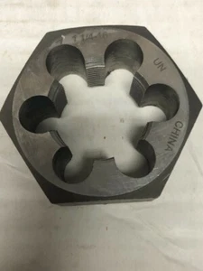 1 1/4"-16 KOHLENSTOFFSTAHL SECHSKANT-NEUGEWINDESCHNEIDEISEN - Bild 1 von 2