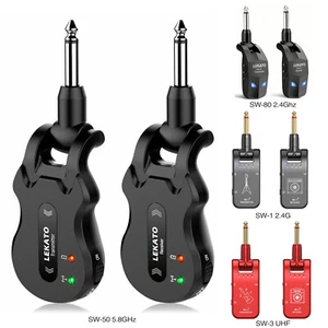 LEKATO UHF Wireless Guitar Transmitter Receiver Digital 2.4Ghz/5.8GHz 2.4G - Picture 1 of 17