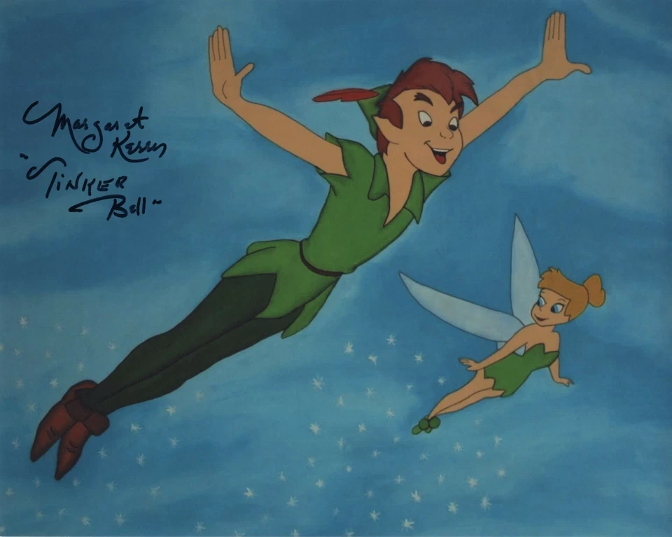 MARGARET KERRY SIGNED AUTOGRAPH DISNEY TINKER BELL PETER PAN 8X10 PHOTO   - Image 1 of 1