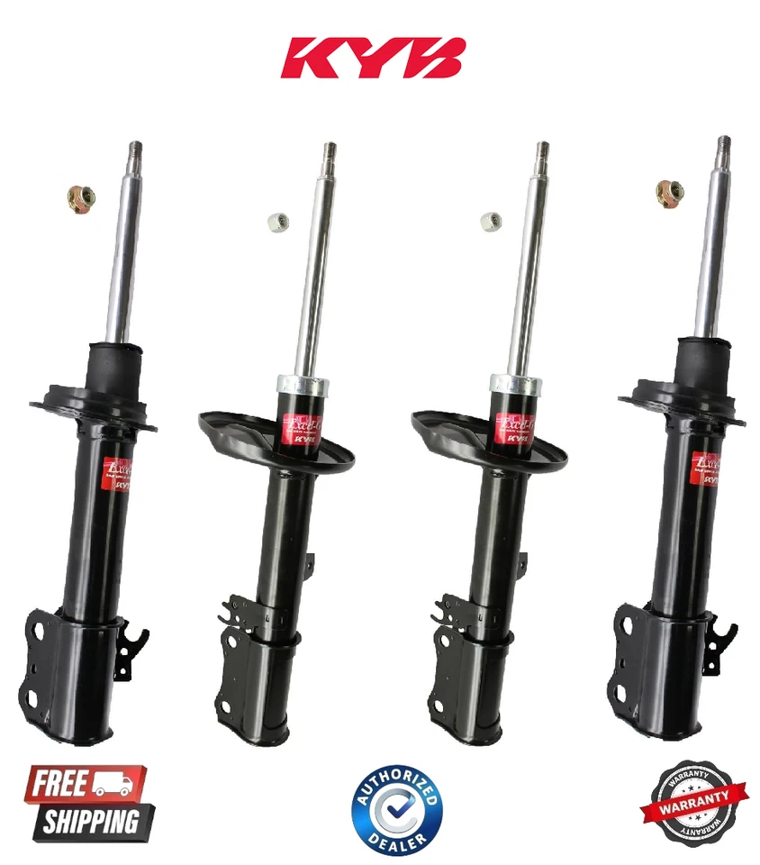 KYB Excel-G 后减震器前后适用于 92-94 丰田凯美瑞/莱克斯 ES300 — 第 1/1 张图片