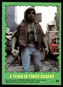 The Incredible Hulk 1979 TV Show Topps Card #44 (NM) - Picture 1 of 2