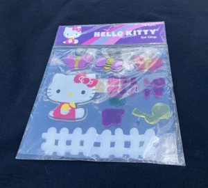 Juego de 18 piezas de accesorios de ventana de gel Hello Kitty Sanrio 2010 vintage - totalmente nuevo - Imagen 1 de 3