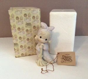 Precious Moments Isn’t He Precious? Figura vintage E-5379 1984 Enesco Taiwán - Imagen 1 de 12