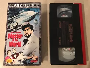 Master of the World (VHS, 1994) Vincent Price, Charles Bronson - Picture 1 of 3