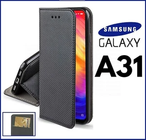 CUSTODIA A PORTAFOGLIO LIBRO per SAMSUNG GALAXY A31 COVER FLIP MAGNETICA PELLE - Zdjęcie 1 z 6