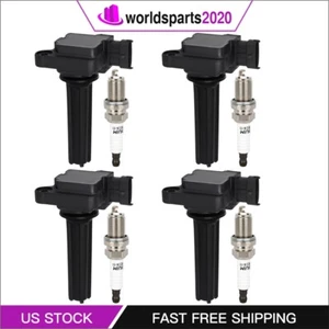 4 For 2010-2011 Saab 9-3X 2.0L L4 Ignition Coil Spark Plug - Bild 1 von 11