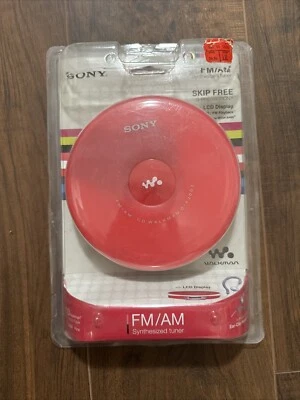 CD Walkman Sony D-FJ003 ROSA color nuevo sellado Foto 1 de 2