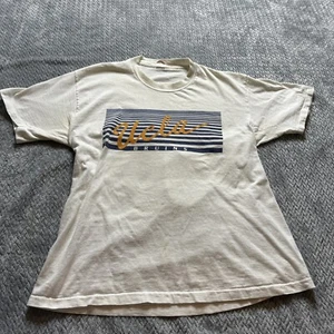 UCLA Bruins Single Stitch Shirt Mens Size XL White NCAA Collegiate 80s Vintage - Picture 1 of 12