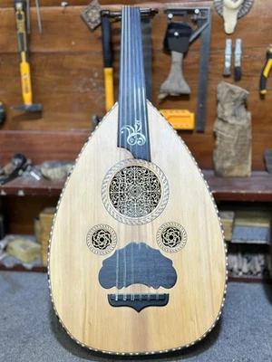 Professional Oud Made By Zeryab Damascus 24 Oud Instrument - Image 1 of 2