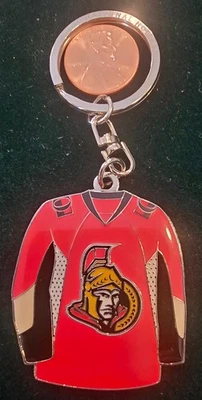 OTTAWA SENATORS - JERSEY SPINNER KEY RING - Image 1 of 2