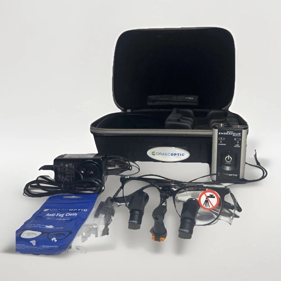 Lupas odontológicas Orascoptic 2,5x | Inclui Zeon | Ampliação dental - Imagem 1 de 4