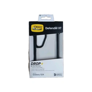 OtterBox Samsung Galaxy S24 Defender Series XT Hülle, Klar/Schwarz - Bild 1 von 4