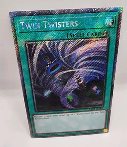 Yu-Gi-Oh Twin Twister RA02-EN060 Quarter Century Rare 1st Ed NM 25th Spell Card - Picture 1 of 7