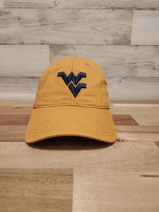 West Virginia Mountaineers Legacy hat Cap Adult One Size Yellow adjustable  - Picture 1 of 6
