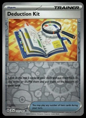 SV08: Surging Sparks #171/191 Deduction Kit Reverse Holo - Image 1 of 2