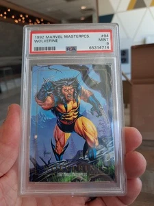 Wolverine PSA 9 1992 Marvel Masterpieces #94 MINT Base Incredible Hulk 181 X-Men - Picture 1 of 10