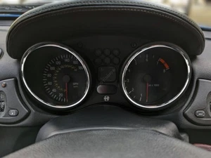 For Alfa Romeo Spider GTV 95-05 Polished Aluminum Dial Gauge Trim Cluster Rings - Picture 1 of 9