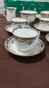 Juego de té/pastel vintage Beswick 22 piezas tazas/platillos platos para pasteles y platos para servir - Imagen 1 de 19