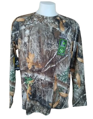 Realtree Camo Shirt Men's Medium 38/40 Camouflage Edge Hunting New Long Sleeve - Image 1 of 4