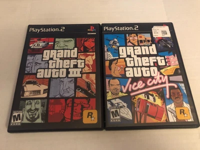 Grand Theft Auto Vice City and GTA 3 The Xbox Collection CIB Complete Map  Manual 710425292842