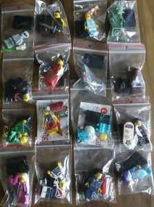 LEGO® 8827 Minifiguras Serie 6 Juego Completo las 16 Figuras Buen Estado - Imagen 1 de 7
