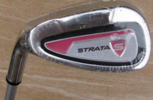 NEW LH LADIES STRATA 9 IRON ONLY 42 LOFT WOMENS FLEX LEFT HANDED GOLF CLUB PINK - Picture 1 of 4