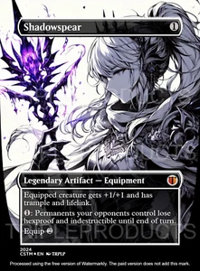 Shadowspear - Anime Waifu High Quality Altered Art Custom Karte - Bild 1 von 2