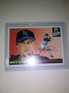 2004 Topps Heritage #365 Matt Stairs Royals NM-MT AUTO AUTOGRAPH KC ROYALS - Picture 1 of 1