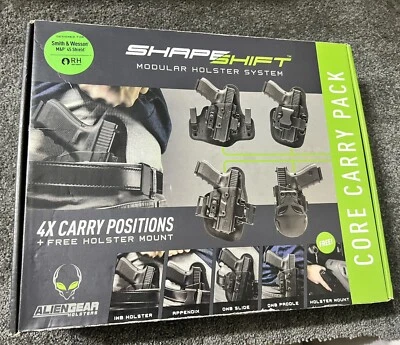 ALIEN GEAR SHAPESHIFT CORE CARRY PACK RH S&W M&P 380 SHIELD EZ IN BOX!! - Image 1 of 4