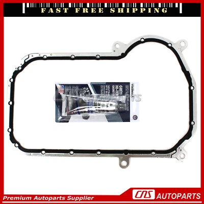 Oil Pan Gasket W/ RTV Silicone for 1997-2000 Audi A4 Quattro Volkswagen 1.8L - Imagem 1 de 2