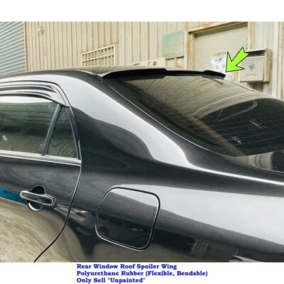 Flat Black 264BC Rear Window Roof Spoiler Wing Fits 2006~2011 Honda CIVIC Coupe - Imagem 1 de 4