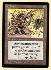 1x Limited Edition Beta Meekstone NM English Magic the Gathering MtG