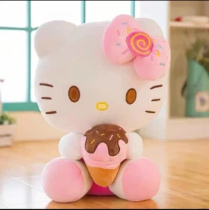 Plushie Sanrio Hello Kitty Plush Stuffed toy Animal Soft Pillow 30CM IceCream - Picture 1 of 3