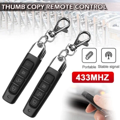 433MHz Universal Garagentoröffner Garagentor Tor Fernbedienung Klonen Duplikator - Bild 1 von 4