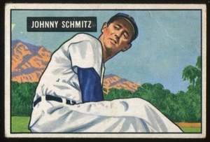 1951 Bowman #69 Johnny Schmitz Chicago Cubs - Picture 1 of 2